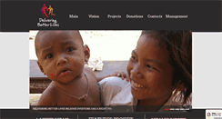 Desktop Screenshot of deliveringbetterlives.org