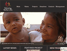 Tablet Screenshot of deliveringbetterlives.org